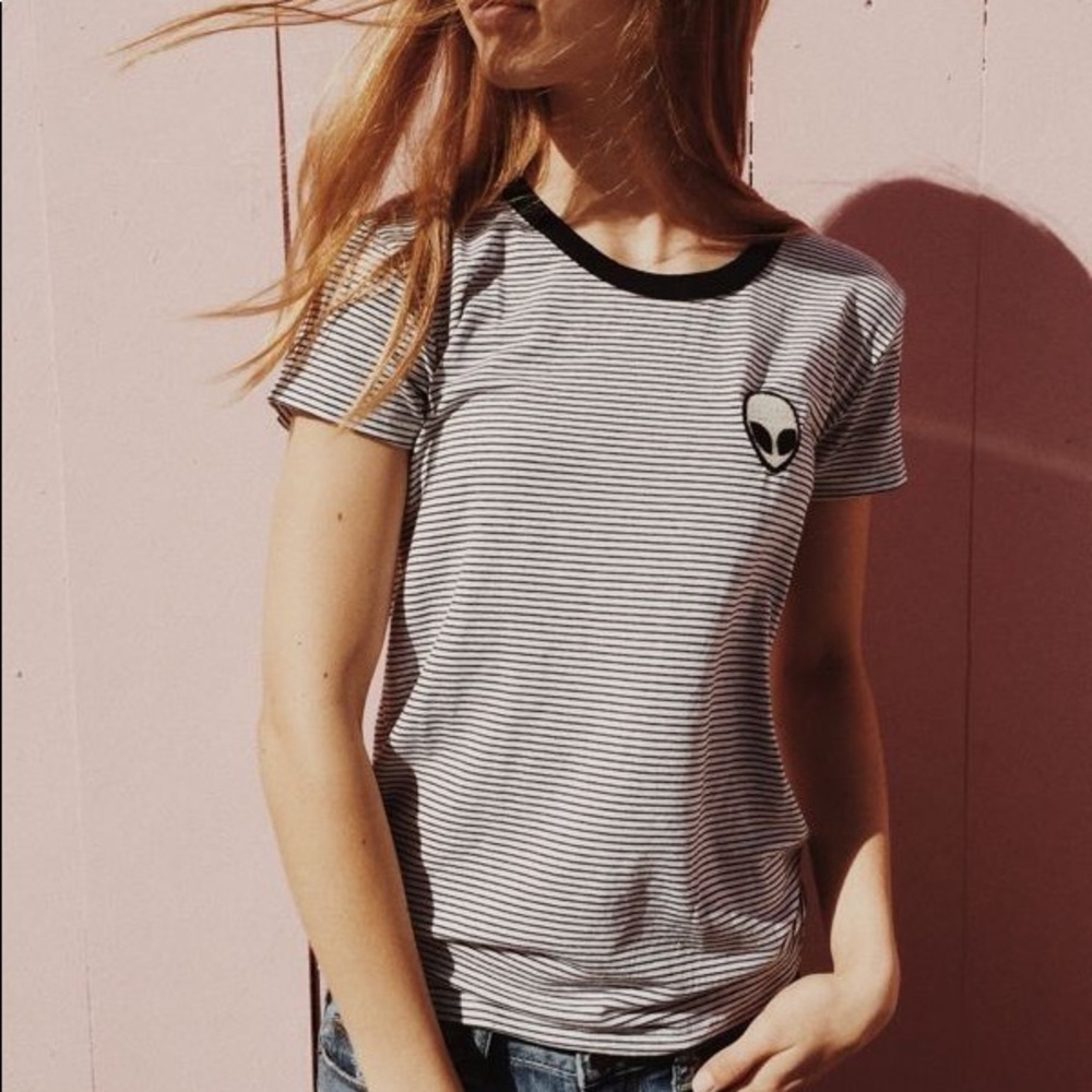 Margie / Lori Brandy Melville top embroidered